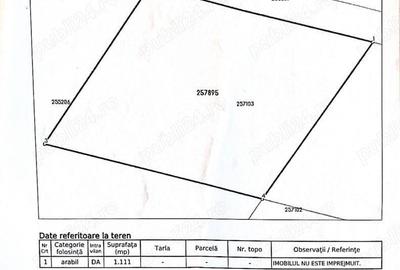 Teren de 1111 mp, în Aurel Vlaicu - 3