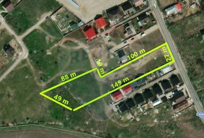 Teren de 4400 mp, în Bragadiru