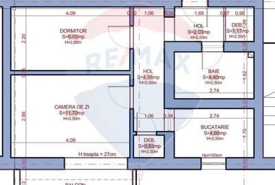 Apartament cochet cu 2 camere de vanzare in Cartierul Noua - 25