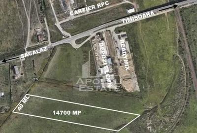 Teren de 14700 mp, în Mehala