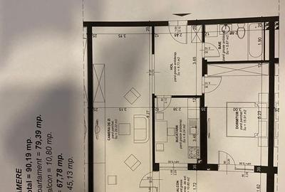 Apartament cu 3 camere decomandat în Spitalul Județean - 1