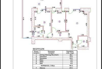 Apartament 3 camere – Cortina 126, Iancu Nicolae - 13