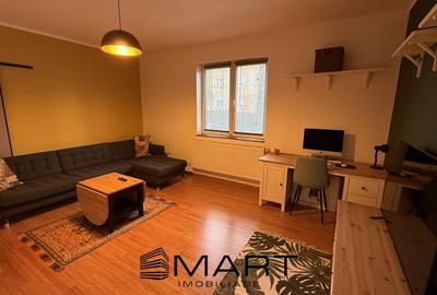 Apartament cu 2 camere semidecomandat, mobilat în Tractorul