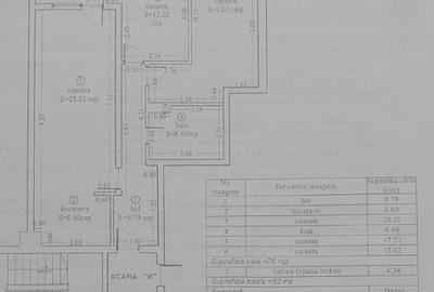 Apartament cu 3 camere decomandat în Tractorul - 13