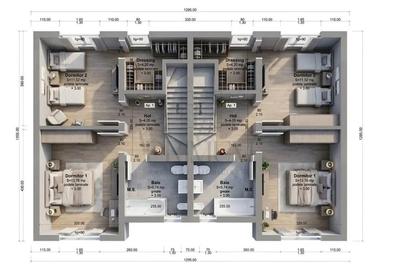 Duplex cu 4 camere cu Teren 600 Mp în Calea Urseni - 3