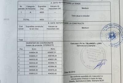 Teren de 4600 mp, în Câmpina - 4