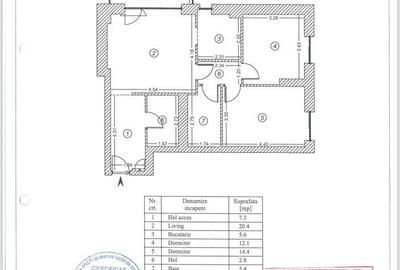 Apartament cu 3 camere în 13 Septembrie - 1