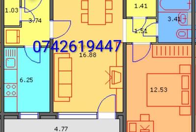 Apartament cu 2 camere semidecomandat în Drumul Taberei - 2