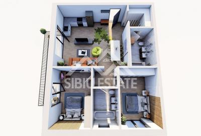 Apartament 3 camere , 87,6 mp utili , Etaj 1 , Finisaje Premium - 3
