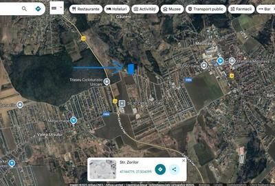 Teren de 830 mp, în Miroslava