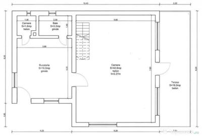 Casă cu 4 camere cu Teren 4873 Mp în Moldovenești - 14
