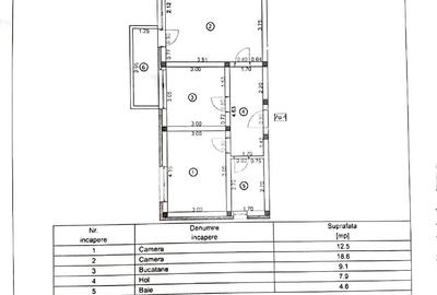 Apartament cu 2 camere decomandat în Sânpetru - 7