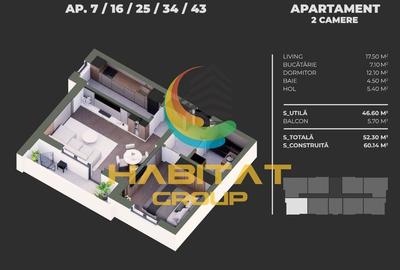 Apartament 2 Camere Sector 4 Grand Arena 52.30Mp - 2