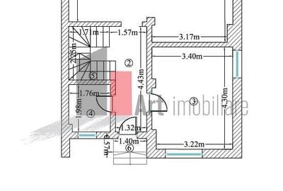 Duplex cu 4 camere cu Canalizare în Exterior Est - 4