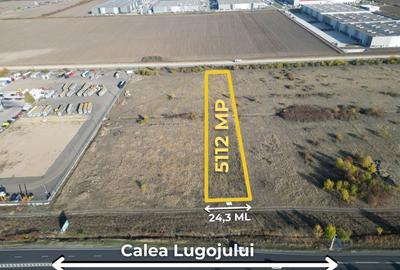 Teren de 5.112mp pentru servicii- industrial | calea Lugojului | Ghiroda - 2