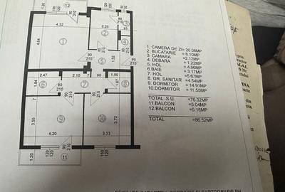 Apartament cu 3 camere decomandat în Central - 8