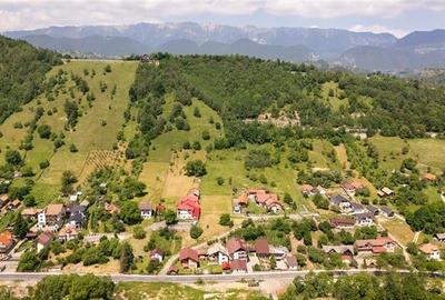 View superb:intravilan,constructie rezidenta/hotel, 2.327 mp,Moieciu de Jos, Bra - 12