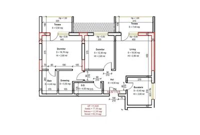 Apartament cu 3 camere decomandat în Titan - 3