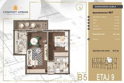 Apartament tip studio, Sos Salaj, Confort Urban Residence, Sector 5, Bucuresti - 6
