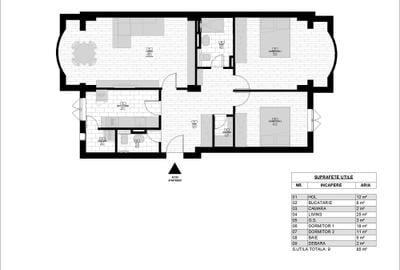 Apartament cu 3 camere decomandat în Exterior Vest - 7