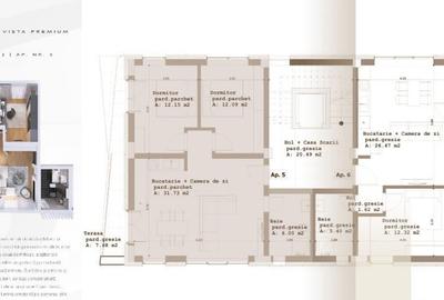 Apartament cu 3 camere decomandat în Republicii - 6