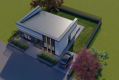 Casa individuala parter - 4 camere 2 bai - teren 309mp - 3