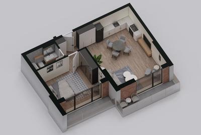 Apartament cu 2 camere decomandat în Central - 11