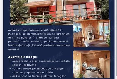 Casa Rustica si Teren in Pucioasa (18km de Targoviste) - 1