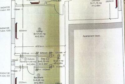 Apartament cu 2 camere în Ultracentral
