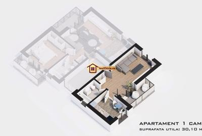 Apartament 1 camera Rediu Apartament 1 camera Rediu - 6