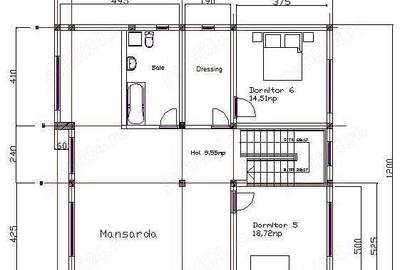 Particular vand casa individuala P+1+M in Bragadiru Independentei 9 camere - 9
