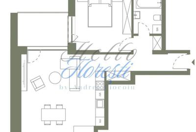 Apartament cu 2 camere în Dâmbul Rotund