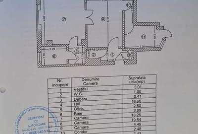 Apartament cu 3 camere semidecomandat, mobilat în Universitate - 14
