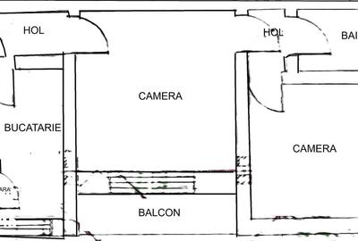 Apartament cu 2 camere semidecomandat în Central - 8