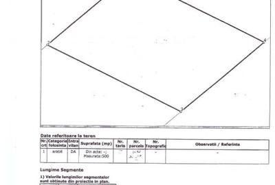 Teren Construcții intravilan de 563 mp, în Nord - 3