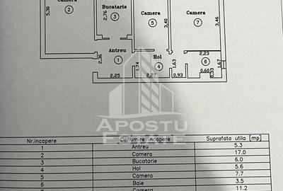 Apartament 3 camere,centrala proprie, recent renovat,zona Aradului - 20