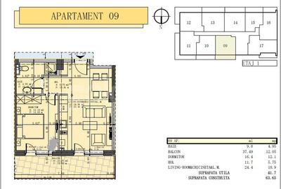 2 camere | vedere mare | vedere lac | - 9