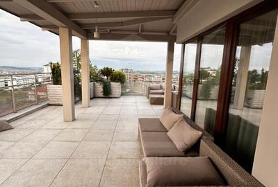 Penthouse cu terasa panoramica, 210mp utili + 240 mp terasa