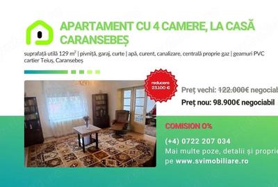 Apartament cu 4 camere semidecomandat în Central - 10