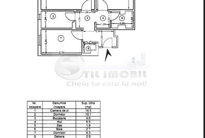 3 cam decomandat, Păcurari ,bulevard, etaj 2, 53 mp, renovat, 121.900€ - 10