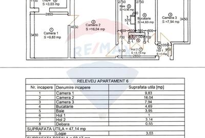Apartament cu 3 camere semidecomandat în Take Ionescu - 8