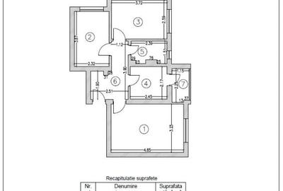 Apartament 3 camere,  str.Trandafirilor, nr.3 HD - 3