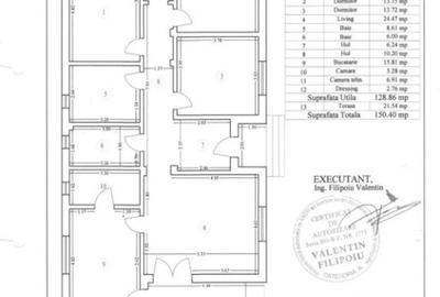 Casă cu 4 camere cu Teren 1000 Mp în Grădiștea - 17