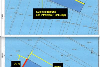 Teren agricol intravilan de 12214 mp, în Mihai Eminescu - 2