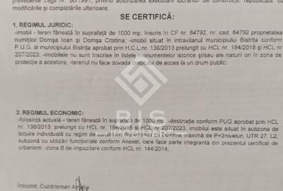 Teren 1000 mp Zona Exclusiva P+2 str. Vulturilor - 15