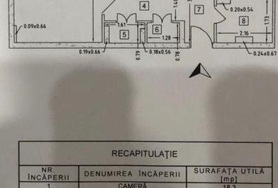Apartament cu 2 camere decomandat în Titan