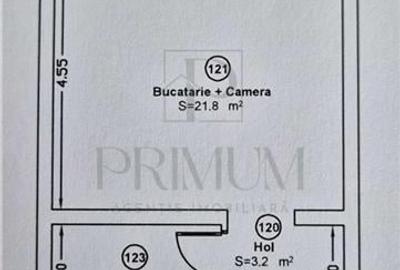Apartament 1 camera-Open-space-centrala-Giroc Apartament 1 camera-Open-space-centrala-Giroc - 1