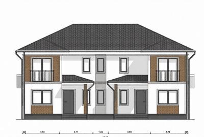 Duplex cu 4 camere cu Canalizare în Chișoda - 4