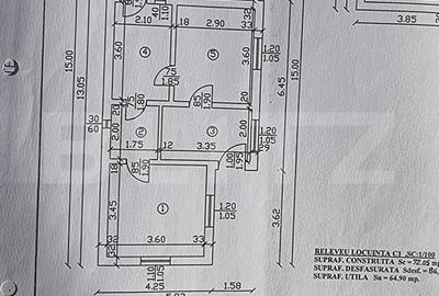 Casă cu 4 camere în Central