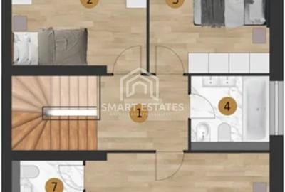Vila tip Duplex 3 Dormitoare - zona case in Pipera - Comision 0 - 7